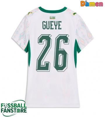 Senegal Pape Gueye #26 Replik Heimtrikot Damen WM 2026 Kurzarm